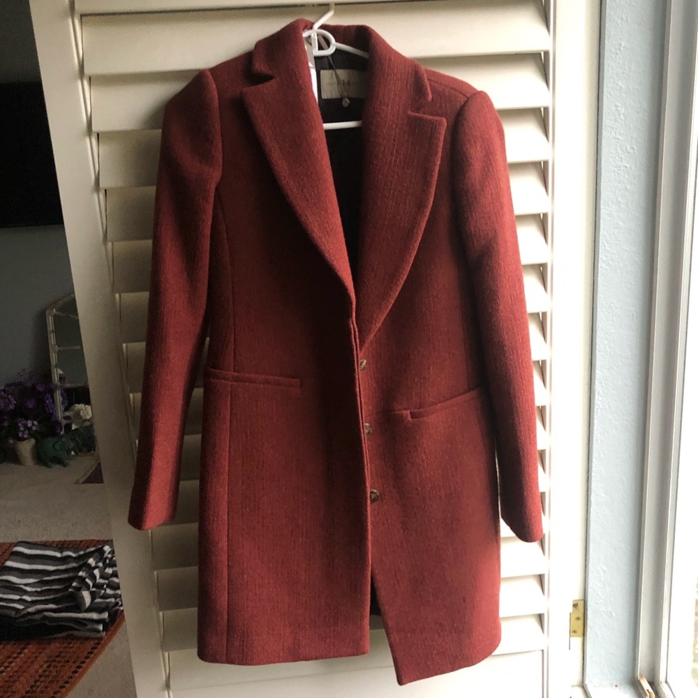 Elegant Rust Women's Coat